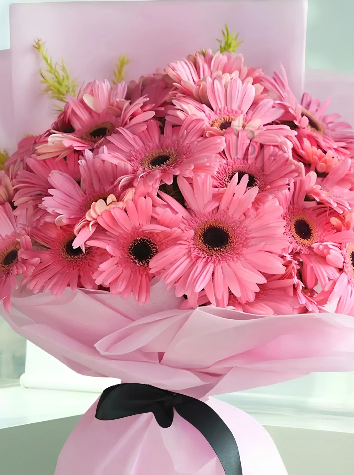 Pembe Büyük Gerbera Buketi