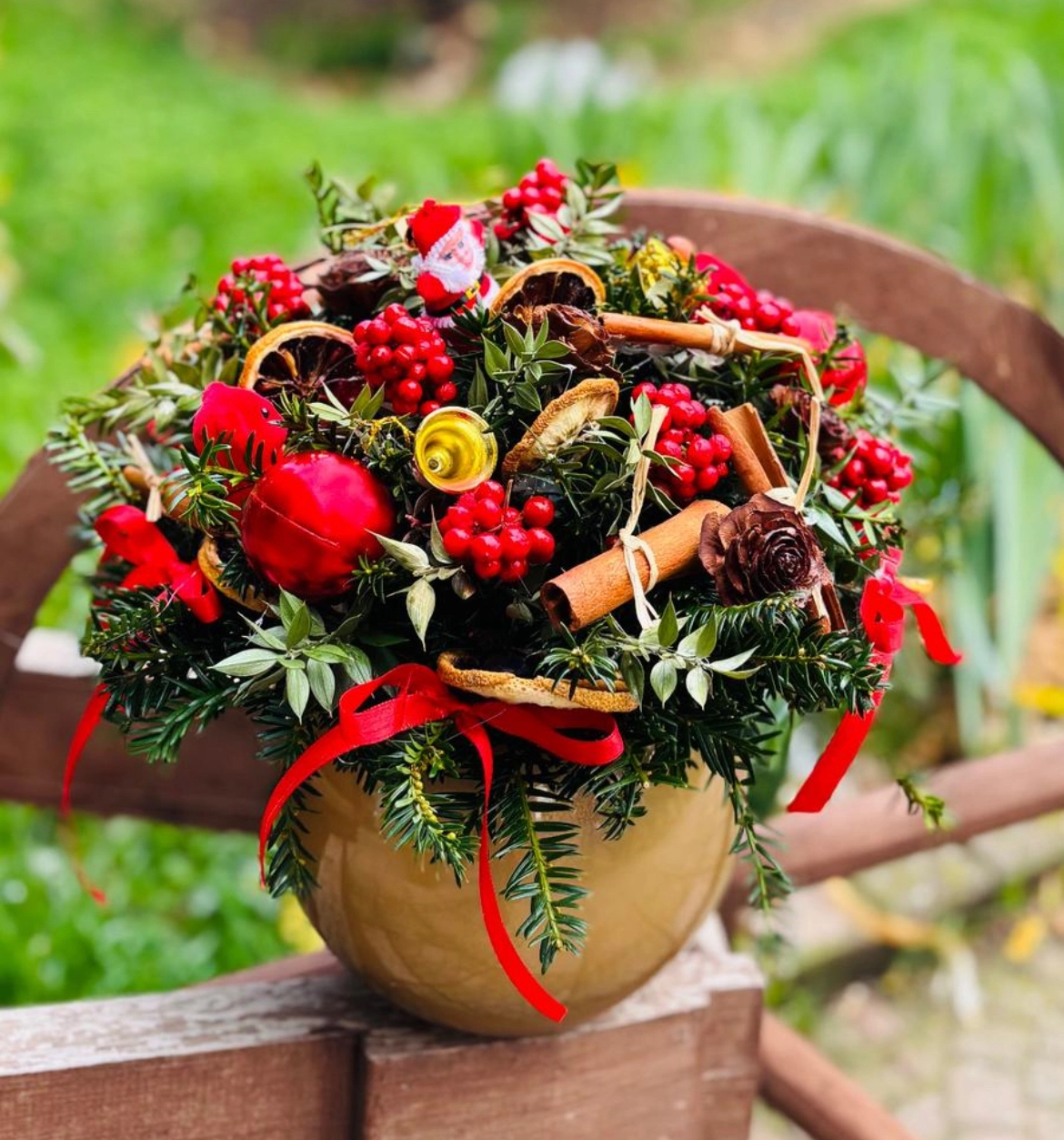 Yılbaşı Çiçeği Kokina Aranjman